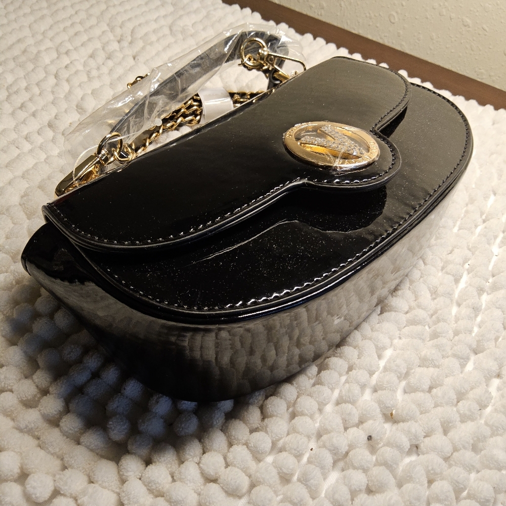 Valentino Orlandi Evening Bag with Top Handle and Removable Strap in Black - Picture 6 of 13